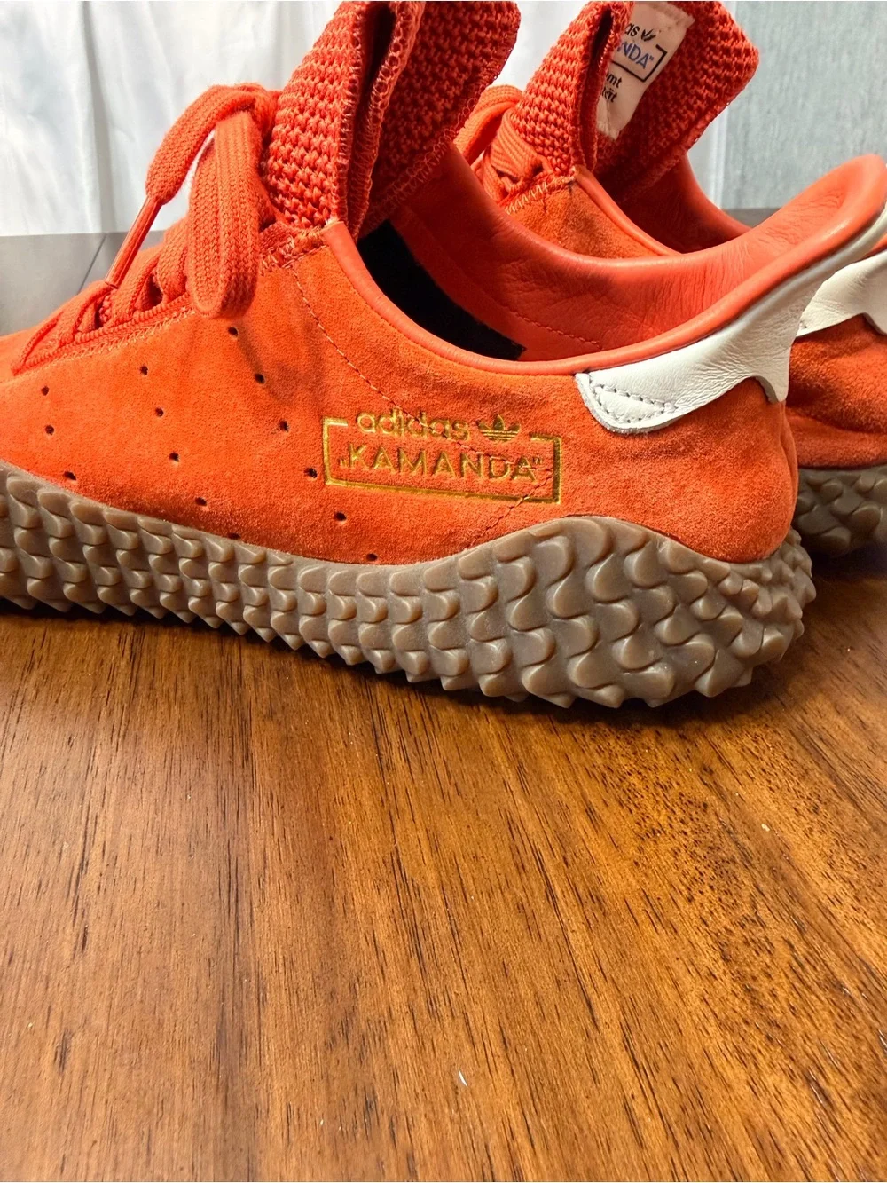 Adidas Kamanda 01 DB2776 Raw Amber Orange Suede Men’s Sneakers Size 9.5
